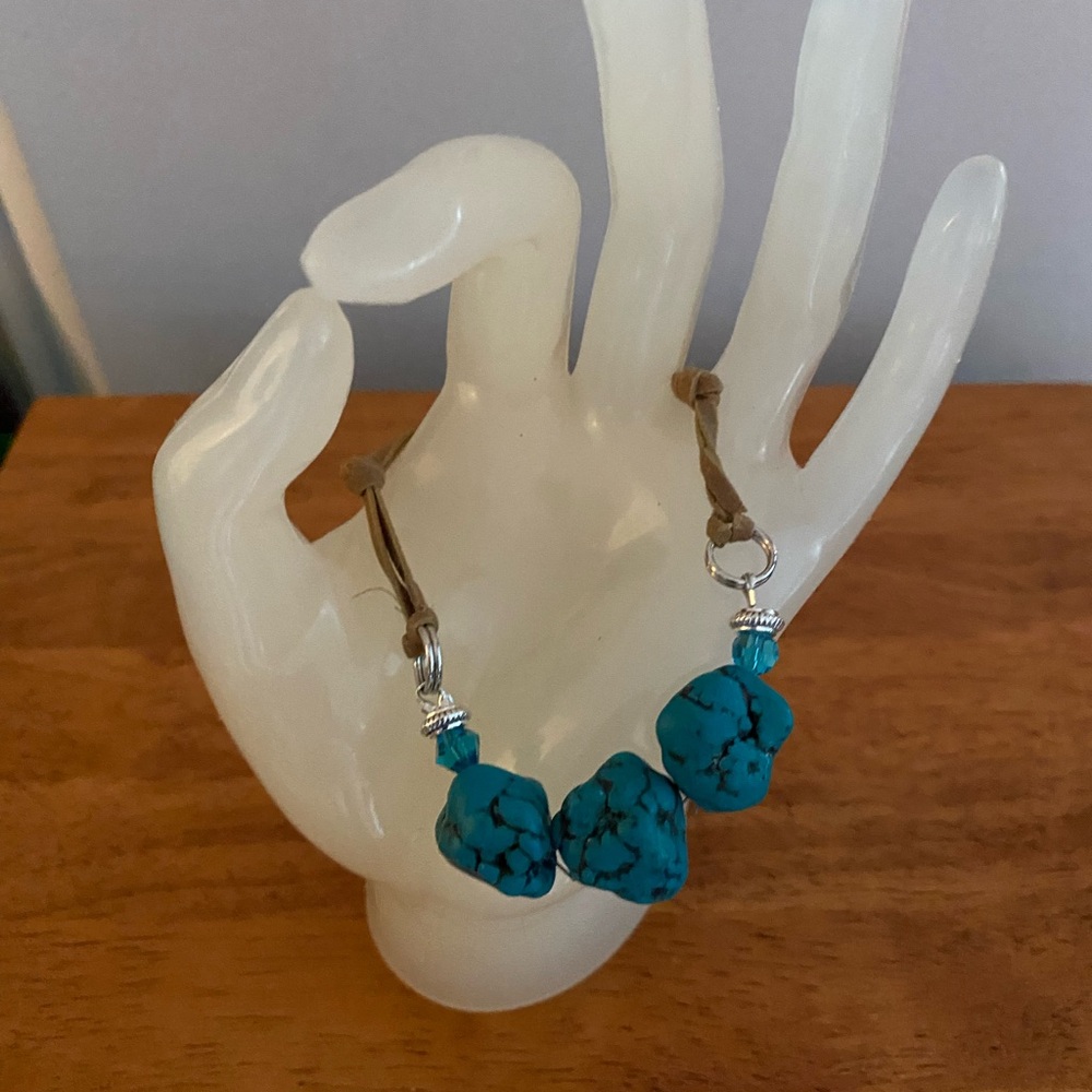 NEW Turquoise Howlite bracelet - Picture 6 of 8